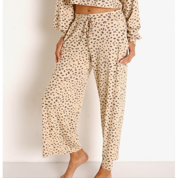 Beach Riot Hailey Pant Taupe Spot Size XS - Picture 2 of 9